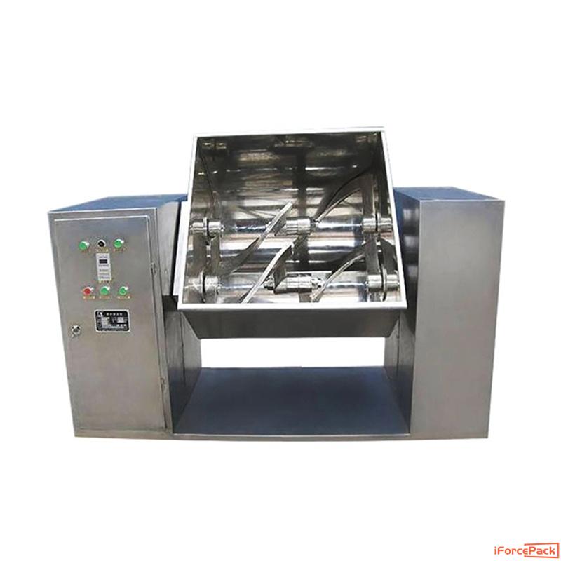 Automatic powder horizontal type ribbon batch blending tank