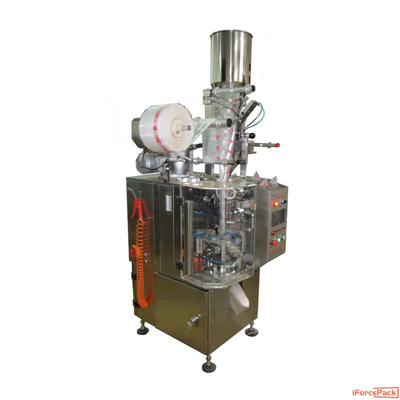 Automatic pyramid tea bag with string thread bag packaging machine