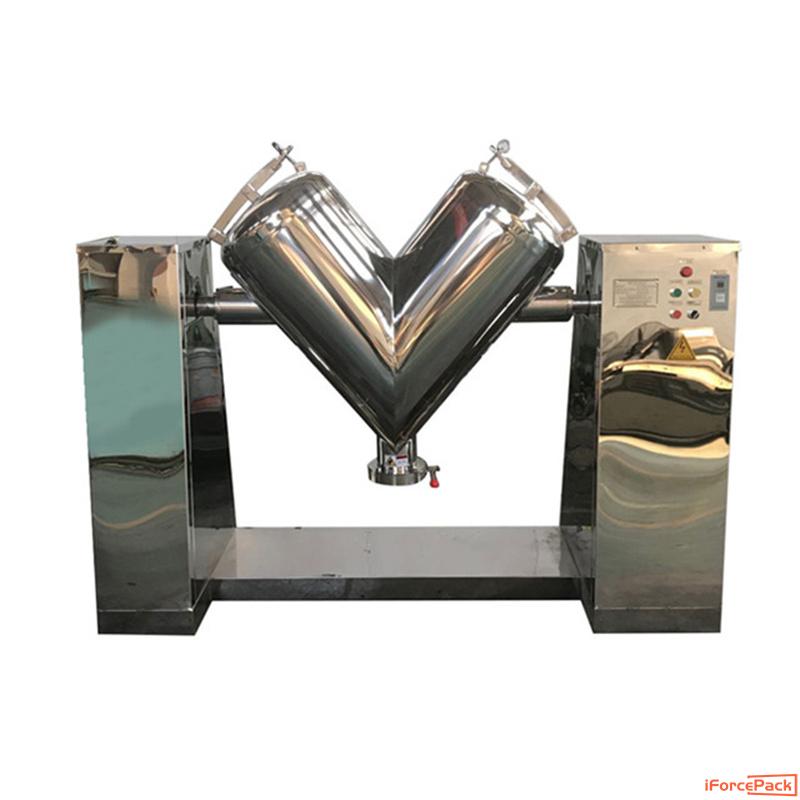Automatic V shape type powder blending mixing machine
